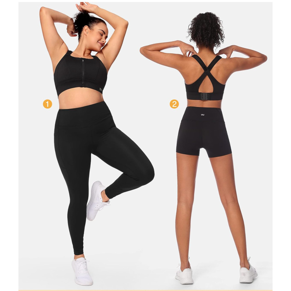 VFUS High Impact Adjustable Sports Bra XL